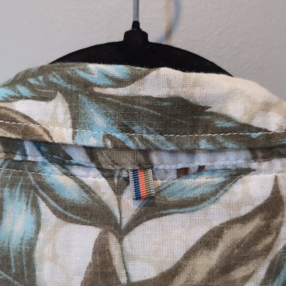 Margaritaville Hawaiian Camp Shirt Short Sleeve Tropical Floral BBQ Beach Resort - Picture 9 of 11